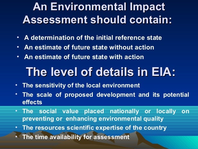Environmental impact assessment case study examples in india