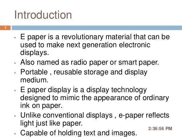 Technology paper