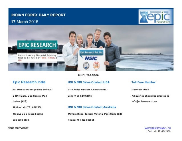 Daily forex report
