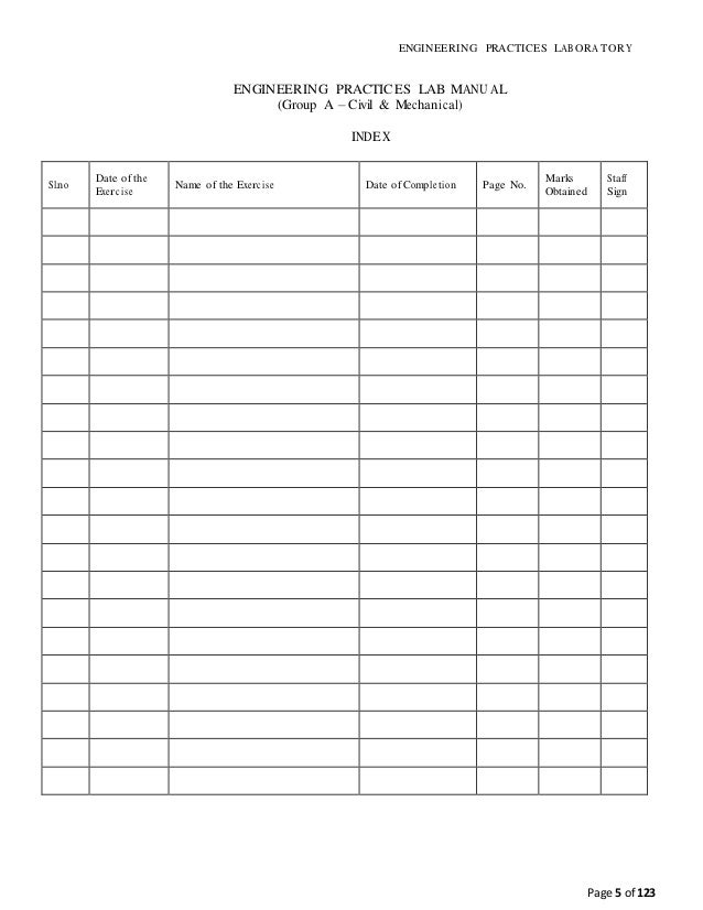 science project layout