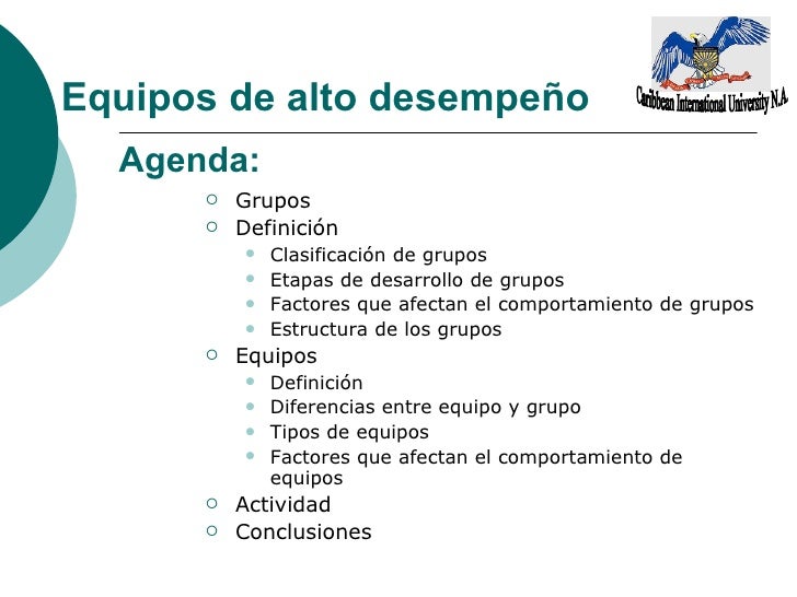 Equipo alto-desempeno