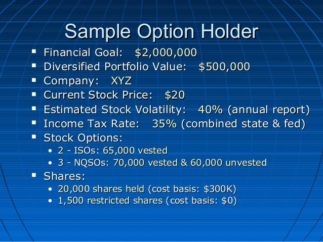Tax basis for stock options