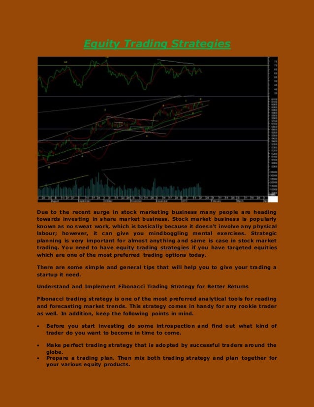 Equities trading strategies