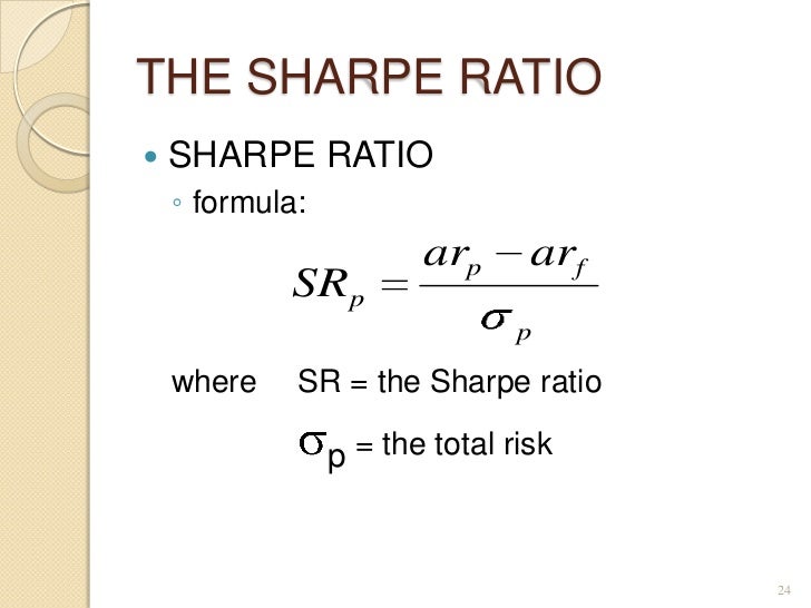 Equlibrium, mutual funds and sharpe ratio