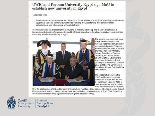 Cardiff metropolitan university internationalisation strategy