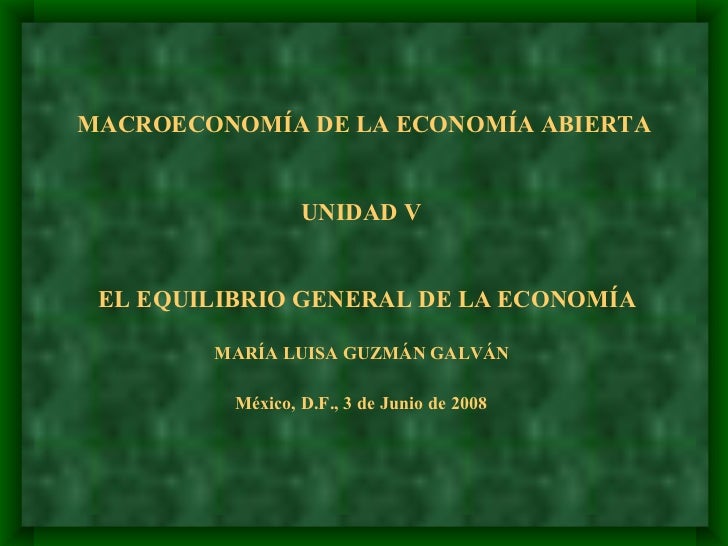 ECONOMIA ABIERTA economia abierta: