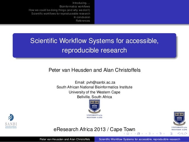 scientific workflow systems scientific workflow systems for accessible reproducible scientific workflow systems scientific workflow systems for accessible reproducible