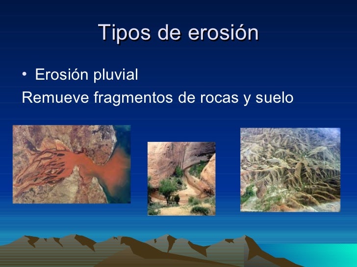 Erosión e intemperismo