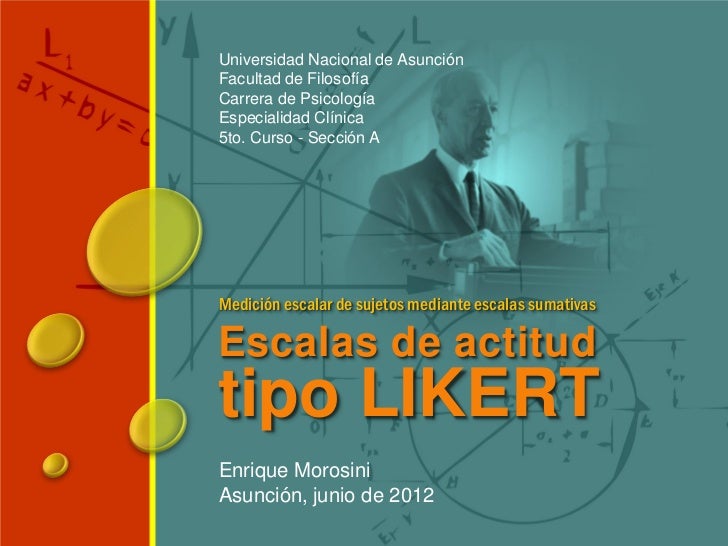 ENCUESTA TIPO LICKERT encuesta tipo lickert: