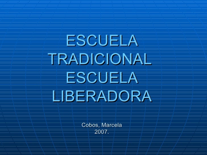 ESCUELA LIBERADORA escuela liberadora: