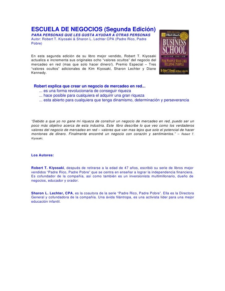La escuela de negocios