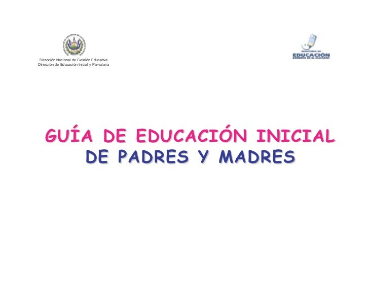 Escuela De Padres Inicial Escuela De Padres Inicial