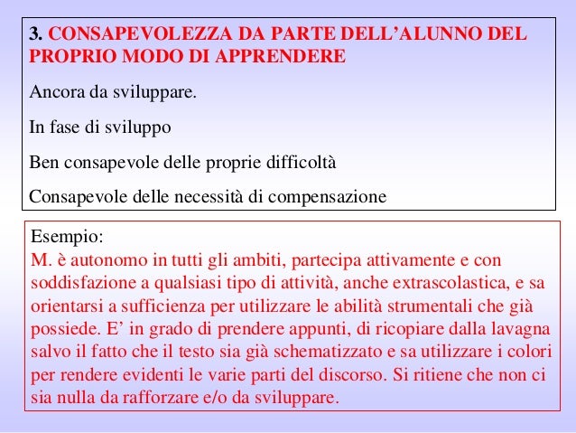 Esempio Di Relazione Alunno Problemi Comportamentali Esempi di pdp