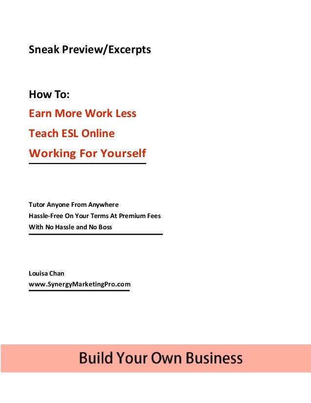 Esl Essay