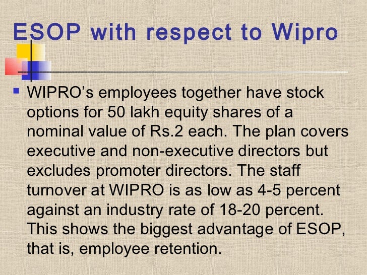 stock options offered to employees