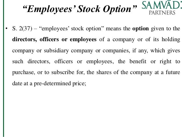 vested employee stock option