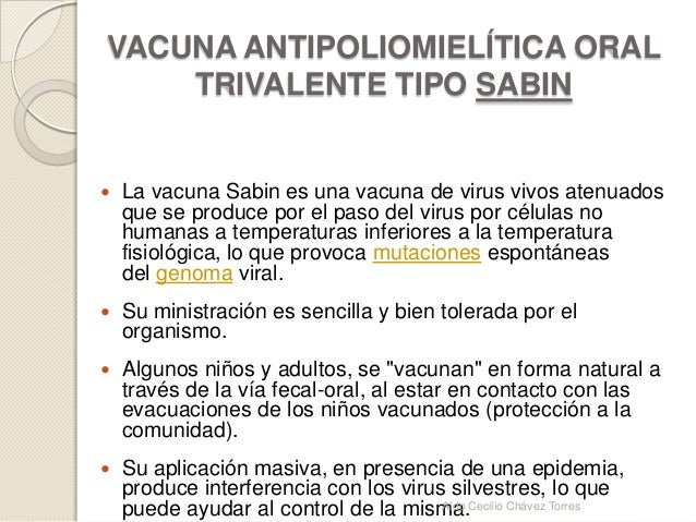 Esquema de vacunación