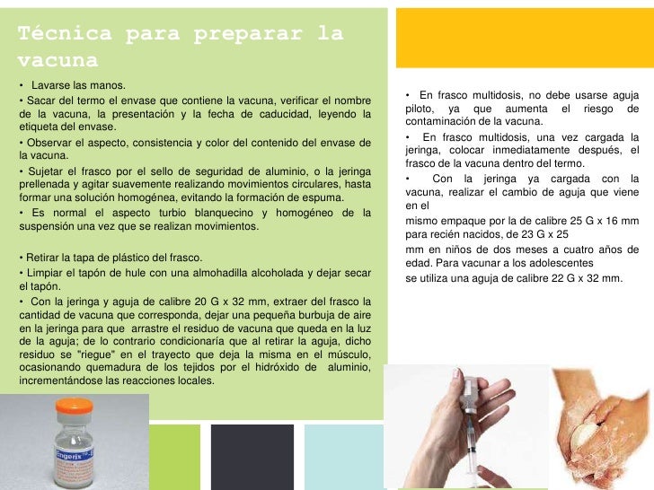 Esquema de vacunacion