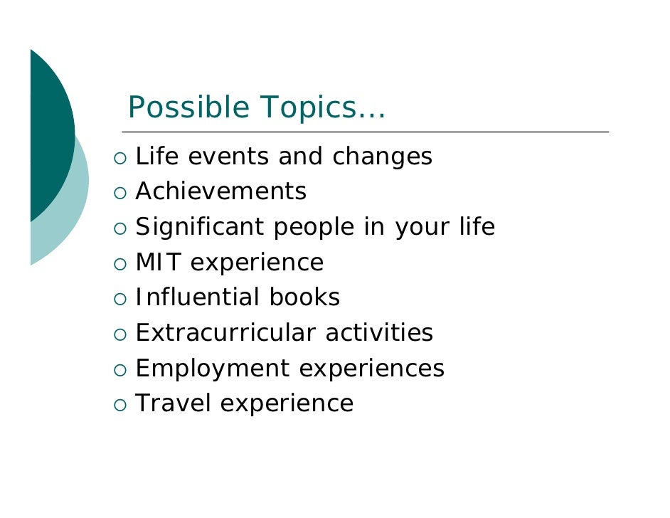 Life Experience Essay