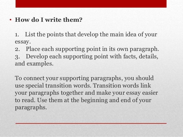 Essay Writing Prompts: List Of The Main Paper Parts
