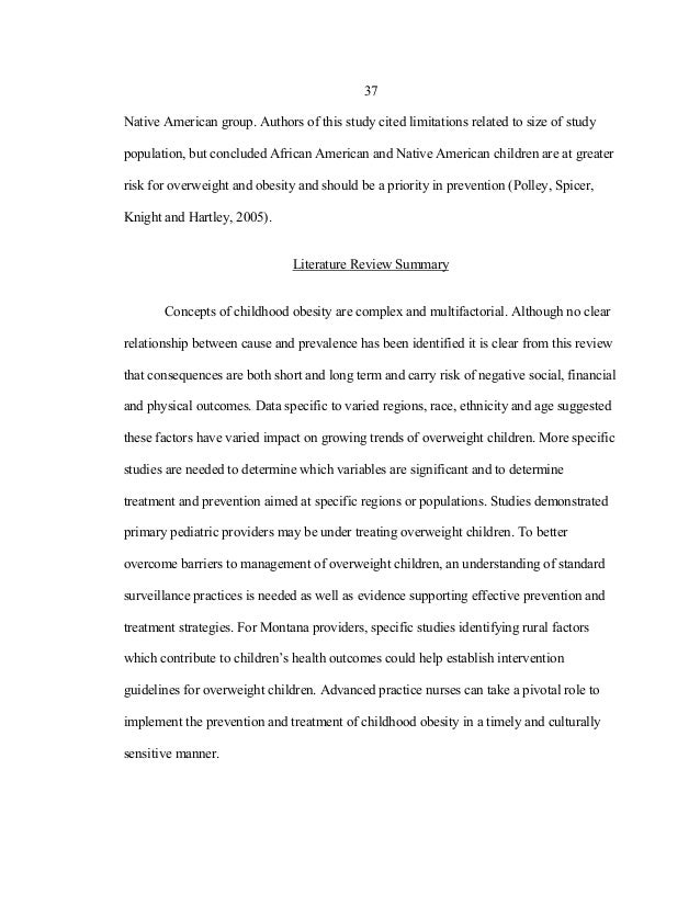 Childhood obesity essay thesis