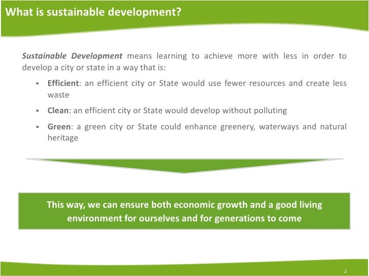 Sustainable Development Essays
