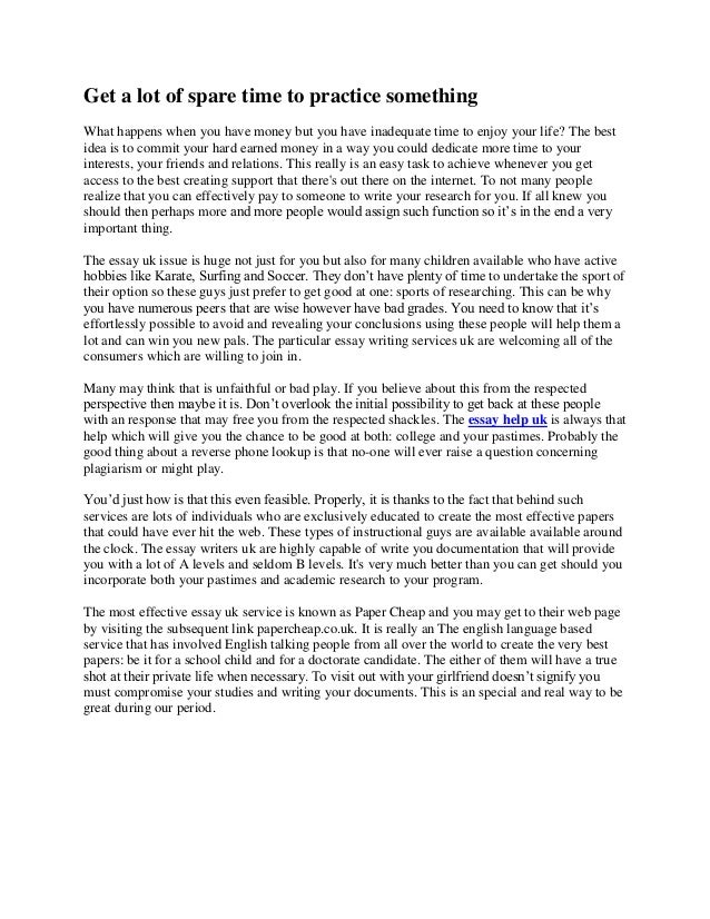 Uk essay service