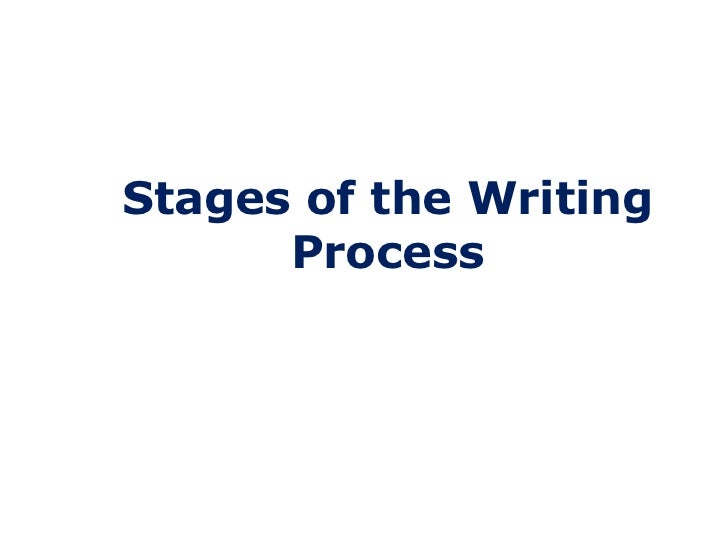 Writing process steps essay
