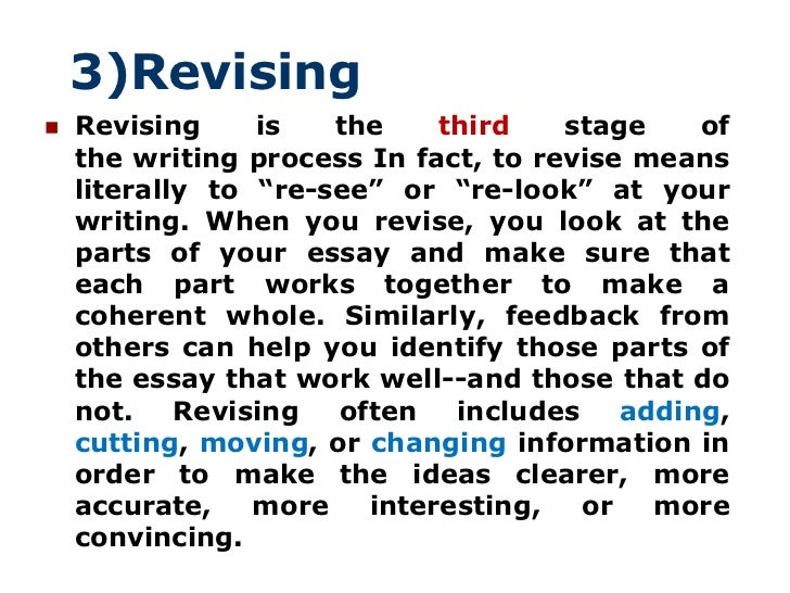 The Writing Process essays