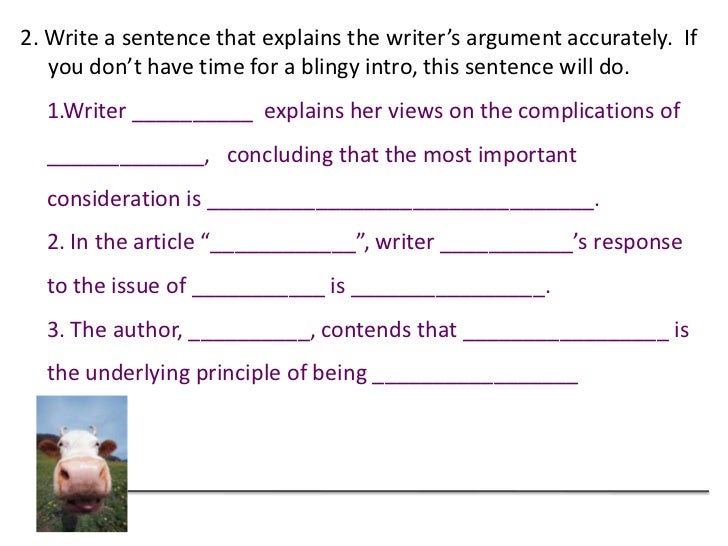 Thesis statement for an argumentative essay