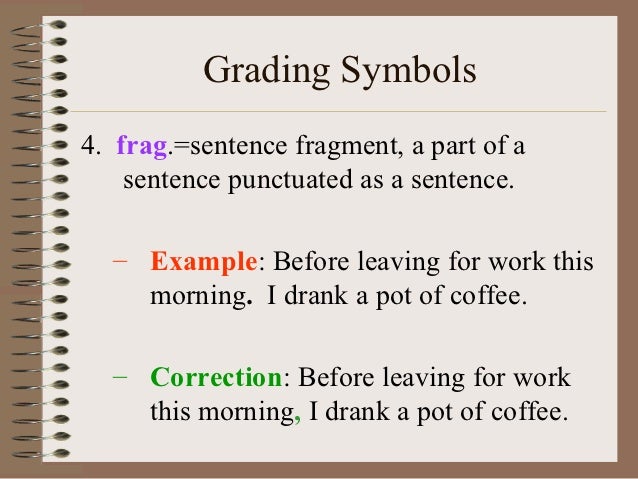 Essay Corrections