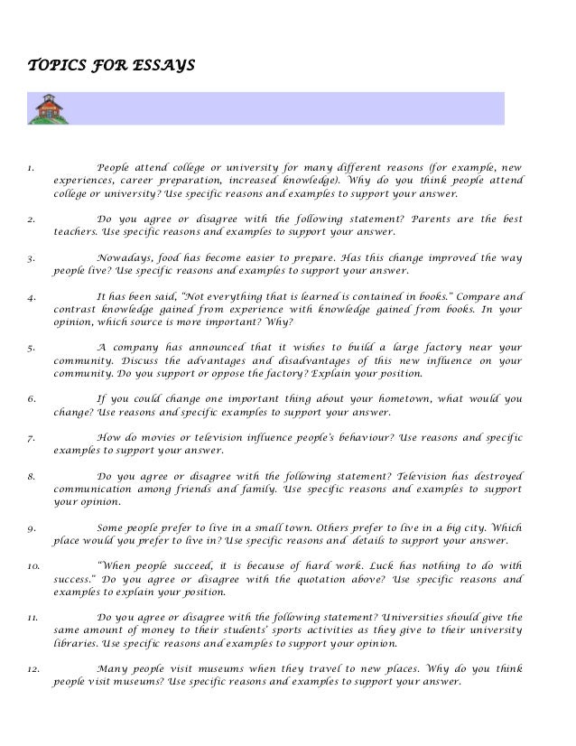 Human Rights Essay Topics Good Comparison Contrast Essay Topics