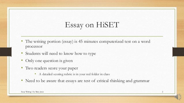 How To Write Short Essay