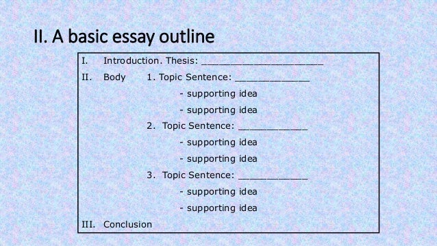 Essay writing for beginners 1