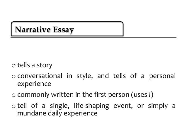 3 types of essay writing