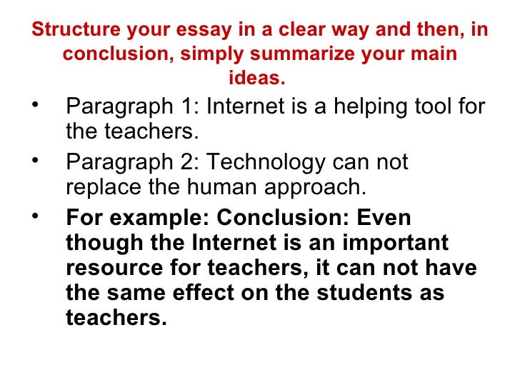 Essay technology conclusion