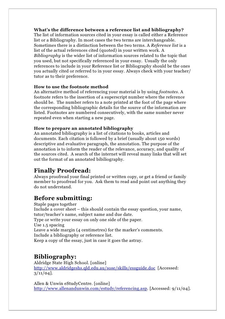 essay writing hints booklet 1 examples of referencing in an essay