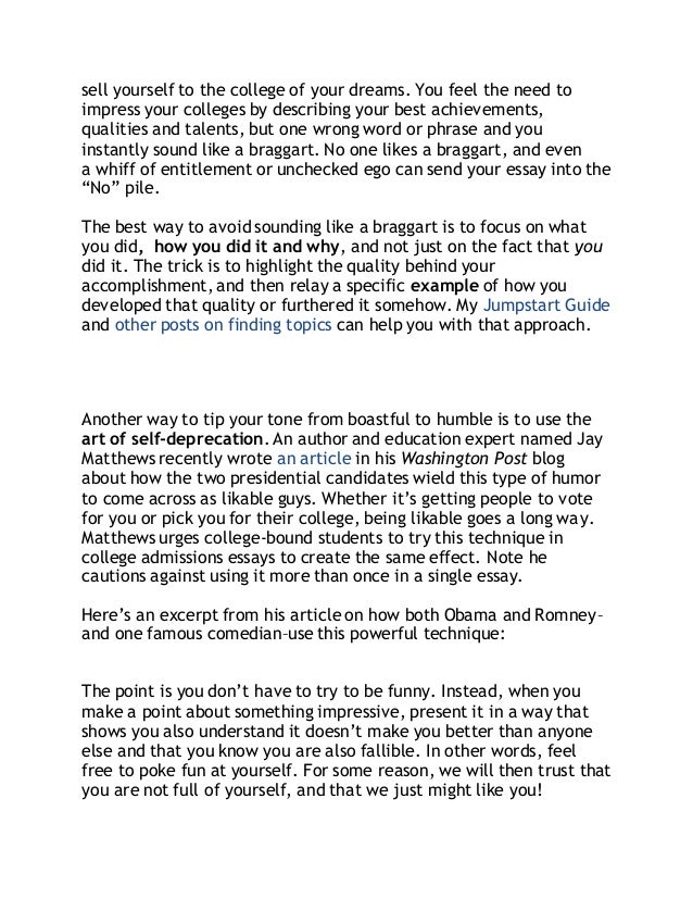 Carleton College: Admissions: Essay Tips