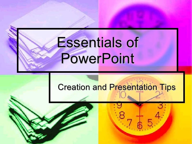 powerpoint essentials