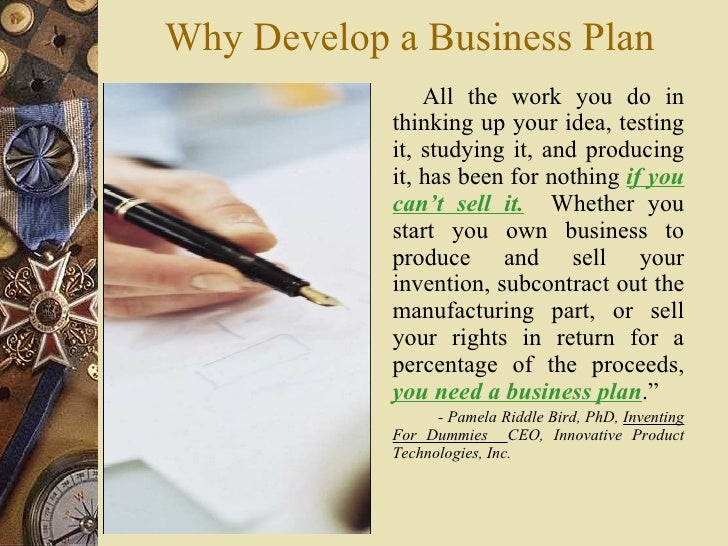Essentials of writing a business plan