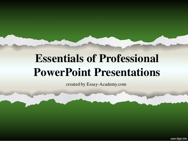 powerpoint essentials