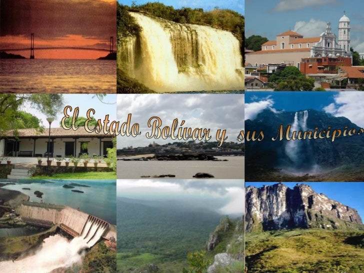 Estado bolívar y sus municipios.actual