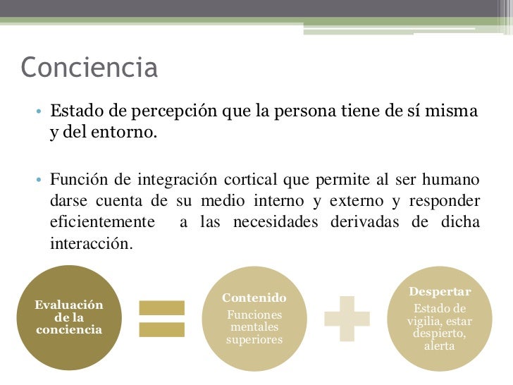 Estado de conciencia