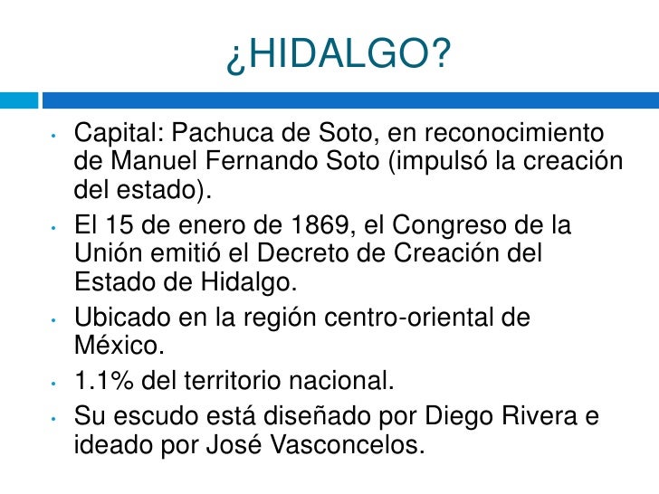Estado de hidalgo