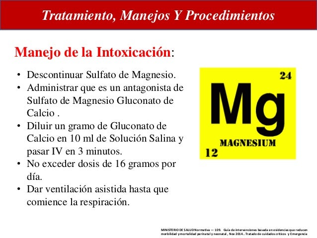 Antidoto De Intoxicacion Por Sulfato De Magnesio es.slideshare.net