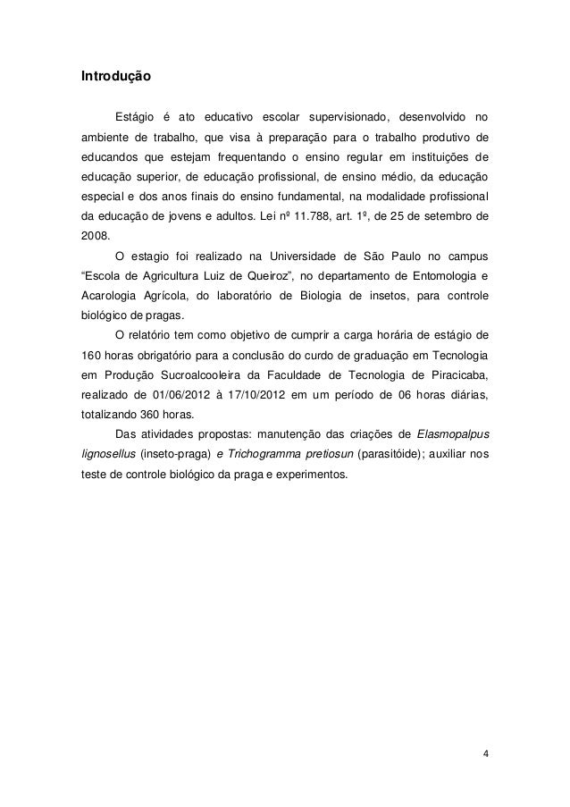 Relatorios de estagio supervisionado prontos