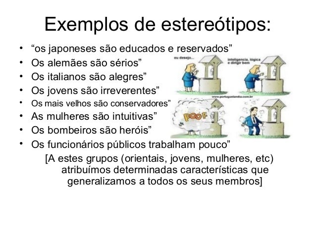 Estereótipos, preconceitos e discriminação