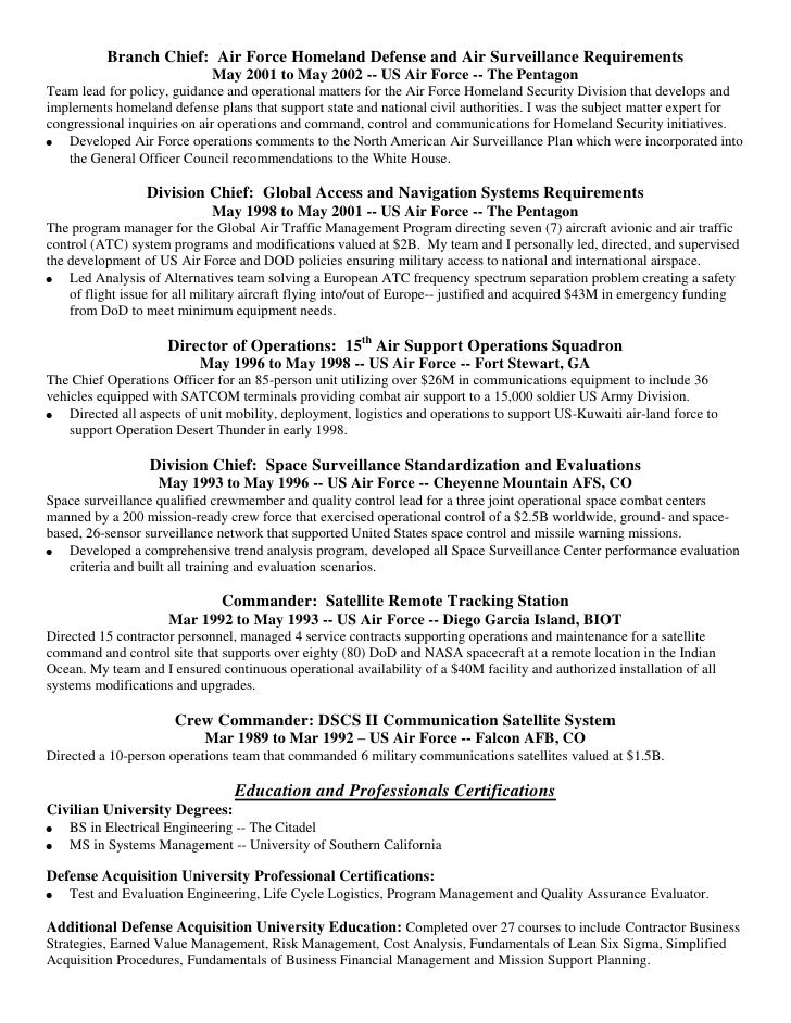 air force resume builder