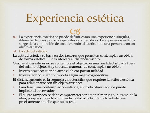 ESTETICA FILOSOFICA