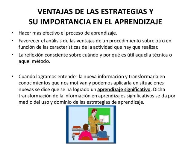 Estrategias de aprendizaje